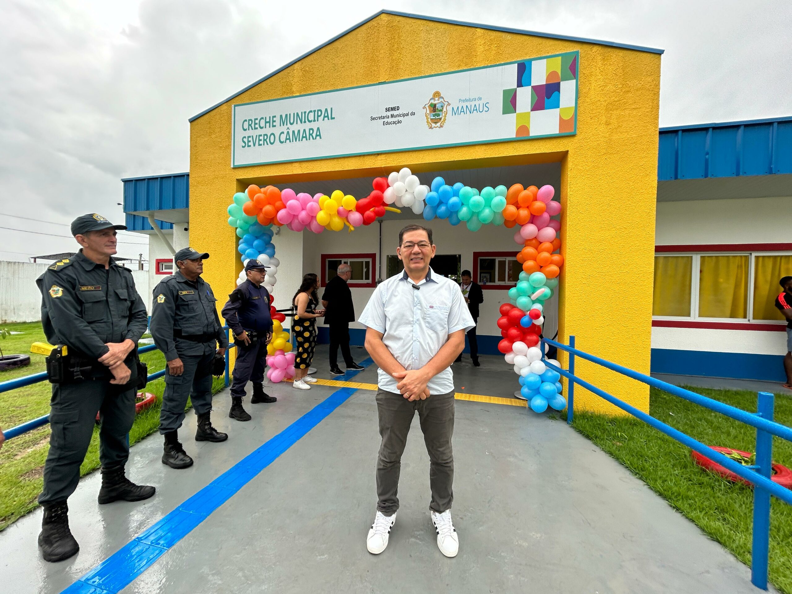 Vereador Kennedy Marques participa de inauguração de creche no Viver Melhor, na zona norte