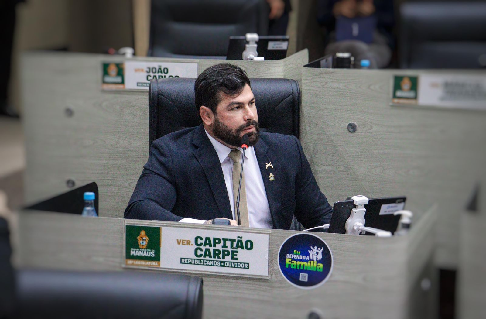 Capitão Carpê critica posicionamento do Executivo Municipal sobre parlamentares