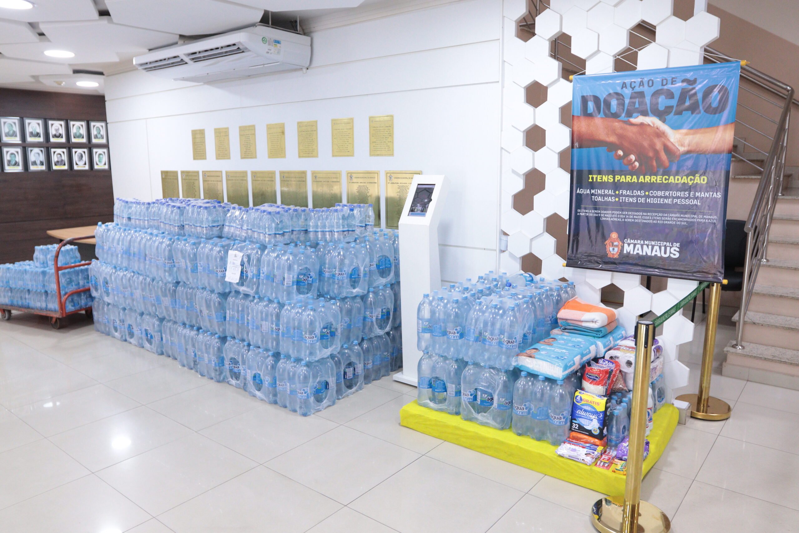 CMM recebe doações para vítimas de enchentes no Rio Grande do Sul até esta terça-feira (14/05)