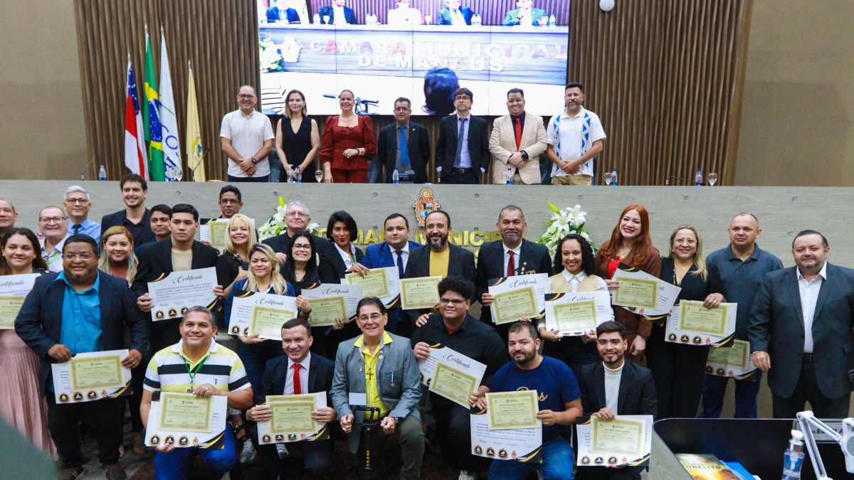 Profissionais de blogs e portais digitais são homenageados na Câmara Municipal de Manaus