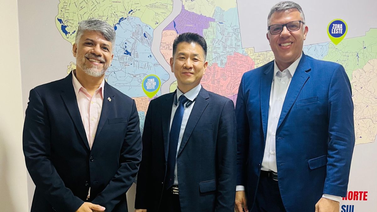 Manaus fortalece relações com a Coreia do Sul em visita institucional articulada por João Carlos