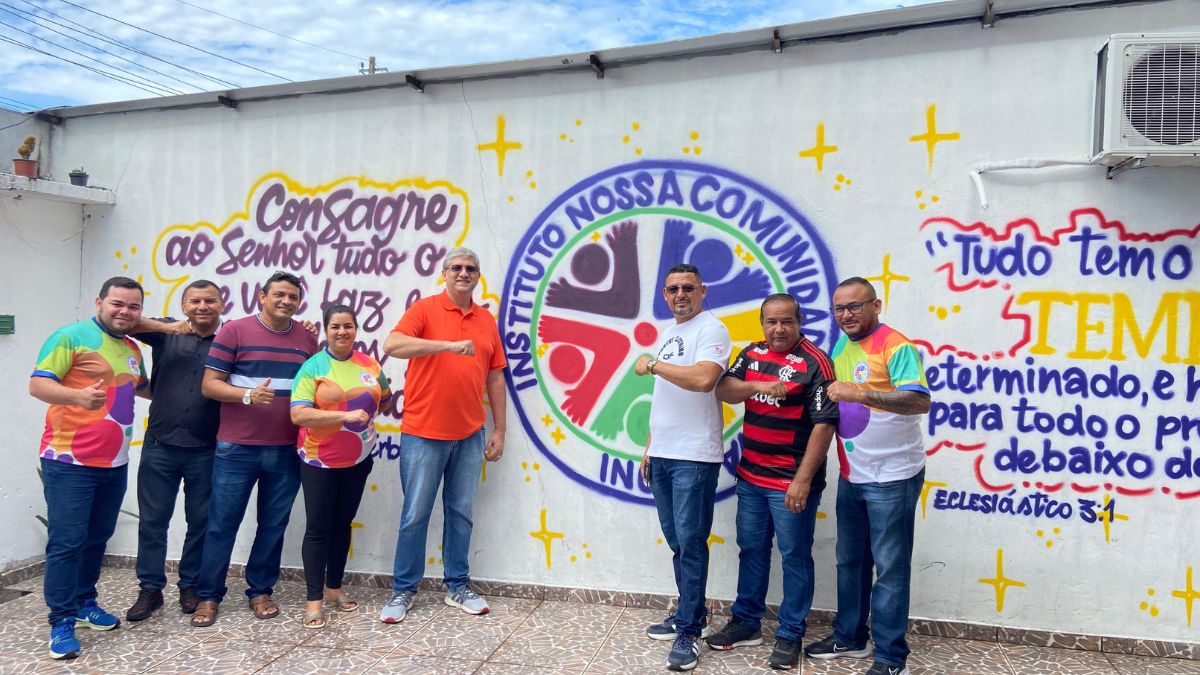 Joelson Silva visita instituto que promove inclusão social na zona Norte de Manaus