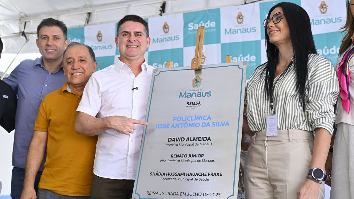 Professor Samuel destaca ampliação da rede de saúde com reinauguração da Policlínica José Antônio em Manaus