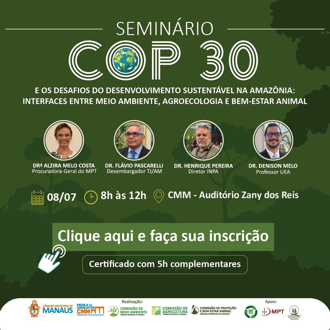 Pop Up Cop 30 Inscrição
