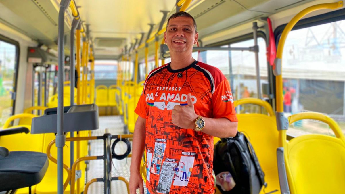 Carlos Pai Amado participa da entrega de novos ônibus para a zona Leste de Manaus