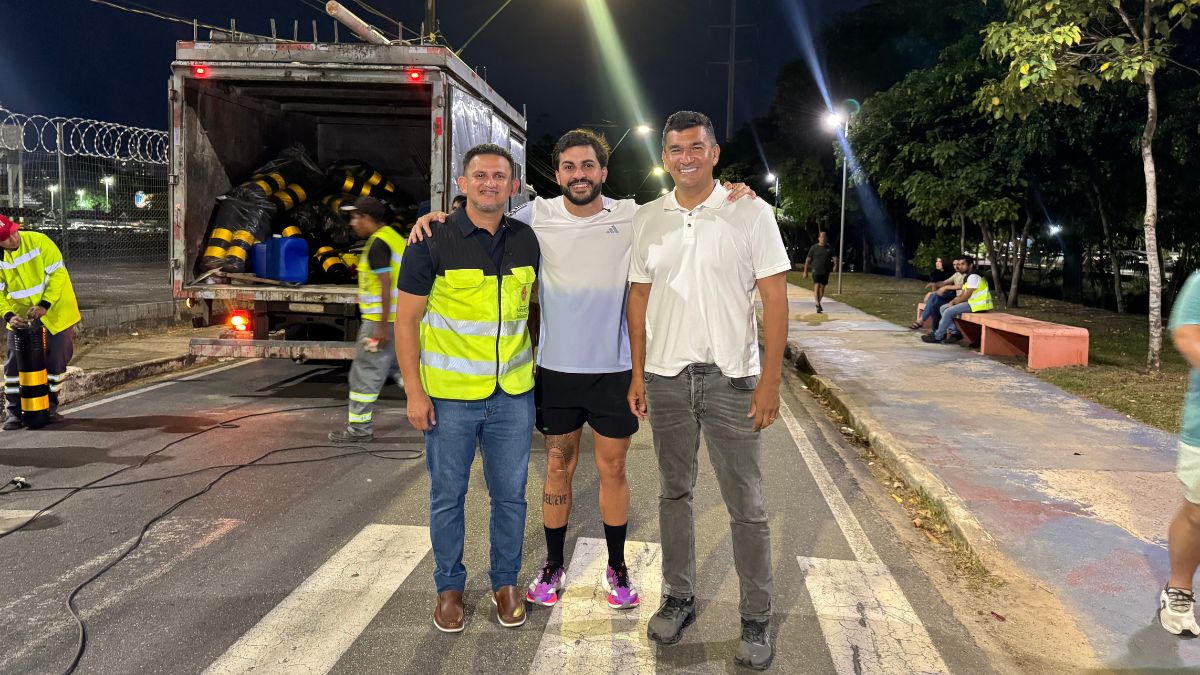 Solicitação de João Paulo Janjão garante contenções permanentes na ciclofaixa do Passeio do Mindu