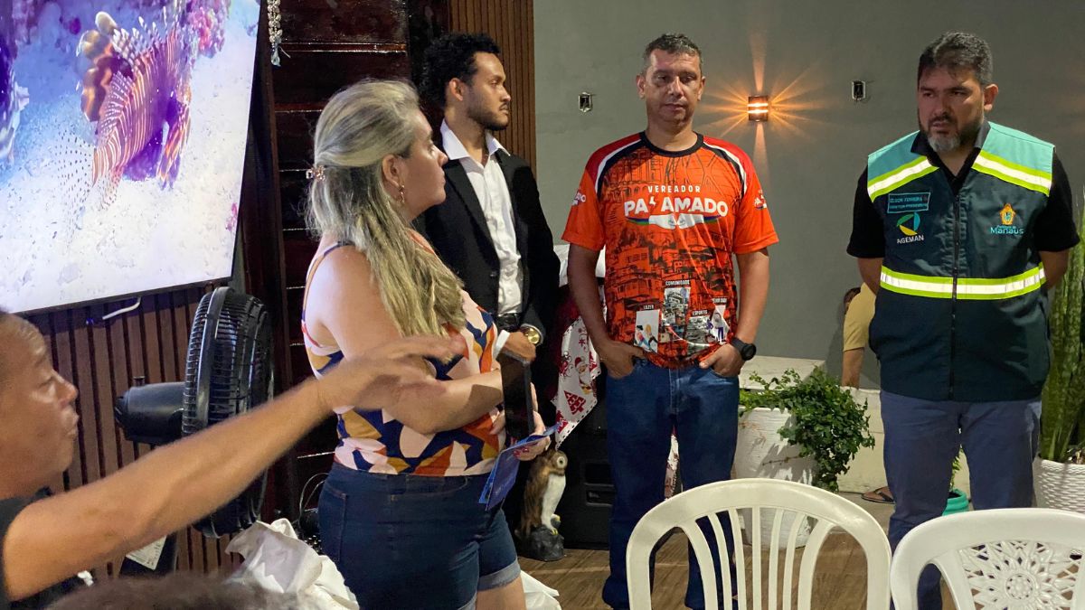 Carlos Pai Amado media solução para cobrança irregular da Águas de Manaus no Japiim