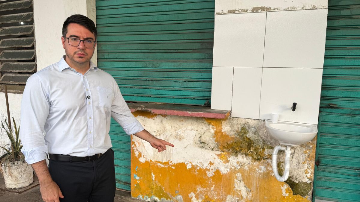 Rodrigo Guedes fiscaliza Feira do Coroado e cobra retomada das obras de reforma em Manaus