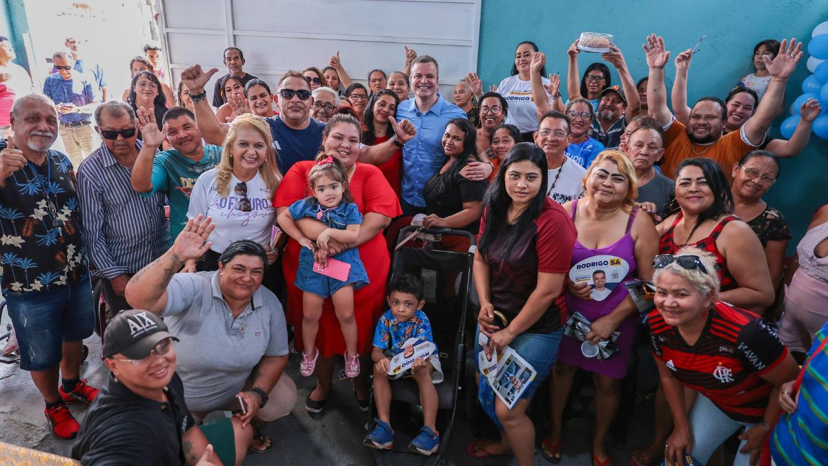 Rodrigo Sá participa de ação em homenagem ao Dia dos Pais na zona Norte de Manaus
