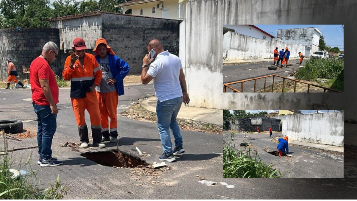 Bairro Flores recebe obra de drenagem profunda após solicitação de Jander Lobato