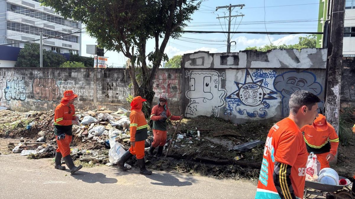 Bairro Chapada recebe ação de limpeza pública, após solicitação de Jander Lobato