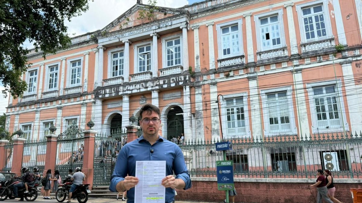 Rodrigo Guedes denuncia abandono do Colégio Amazonense Dom Pedro II