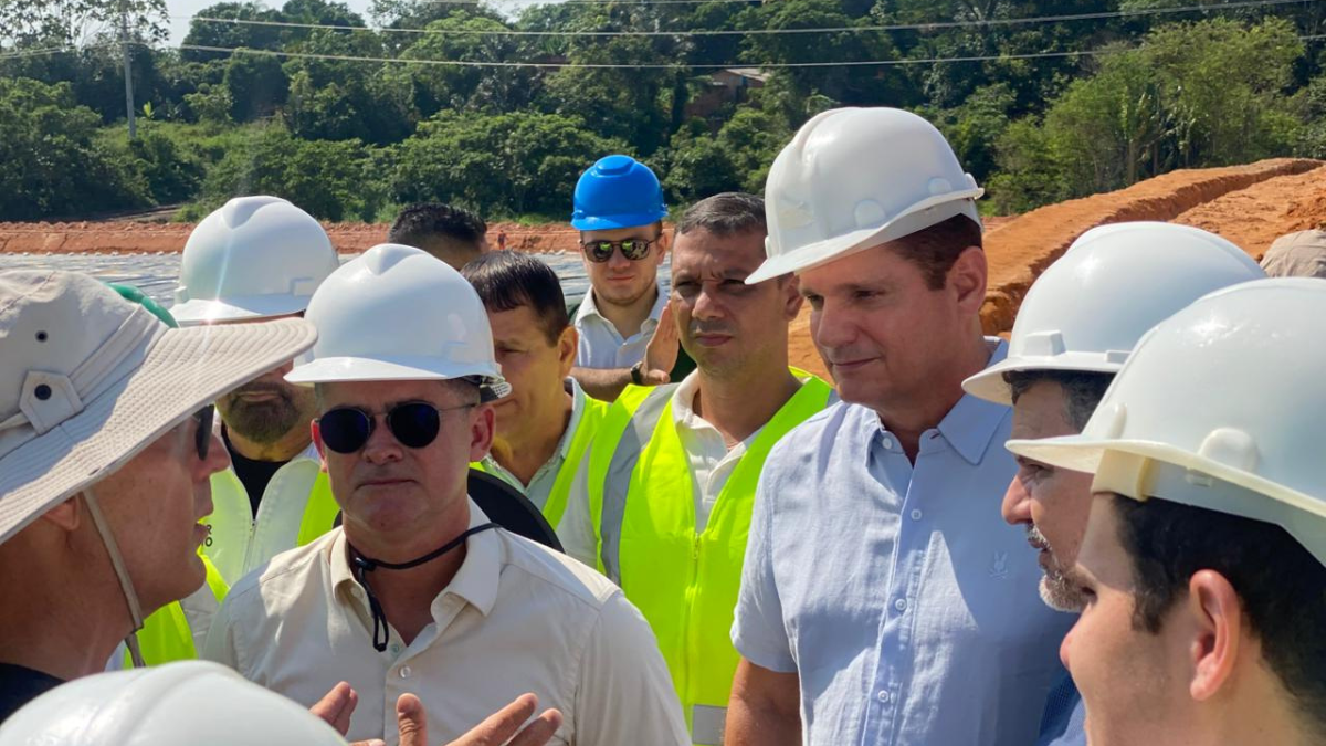 Carlos Pai Amado destaca avanço ambiental em visita às obras do novo aterro sanitário