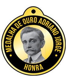 MEDALHA DE OURO ADRIANO JORGE