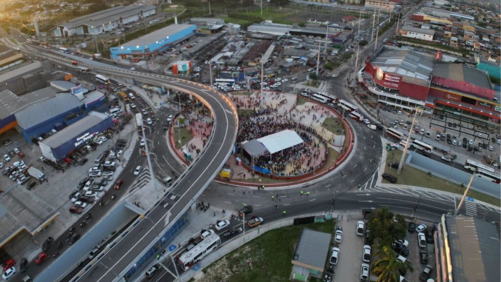 Complexo Viário Rei Pelé - Foto: Divulgação/Semcom