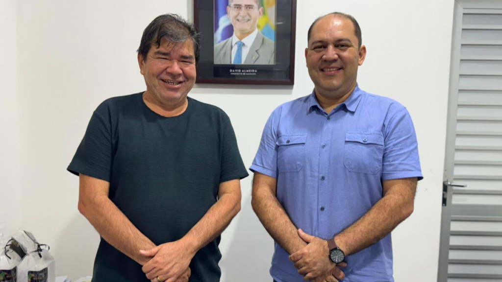 Vereador Rosivaldo Cordovil (dir.) e Eduardo Lucas - Foto: Divulgação/Assessoria