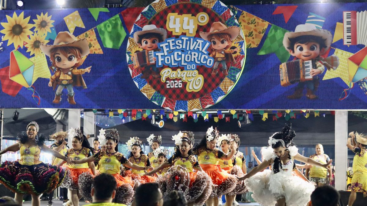 Tradição e cultura popular marcam o 44º Festival Folclórico do Parque Dez em Manaus